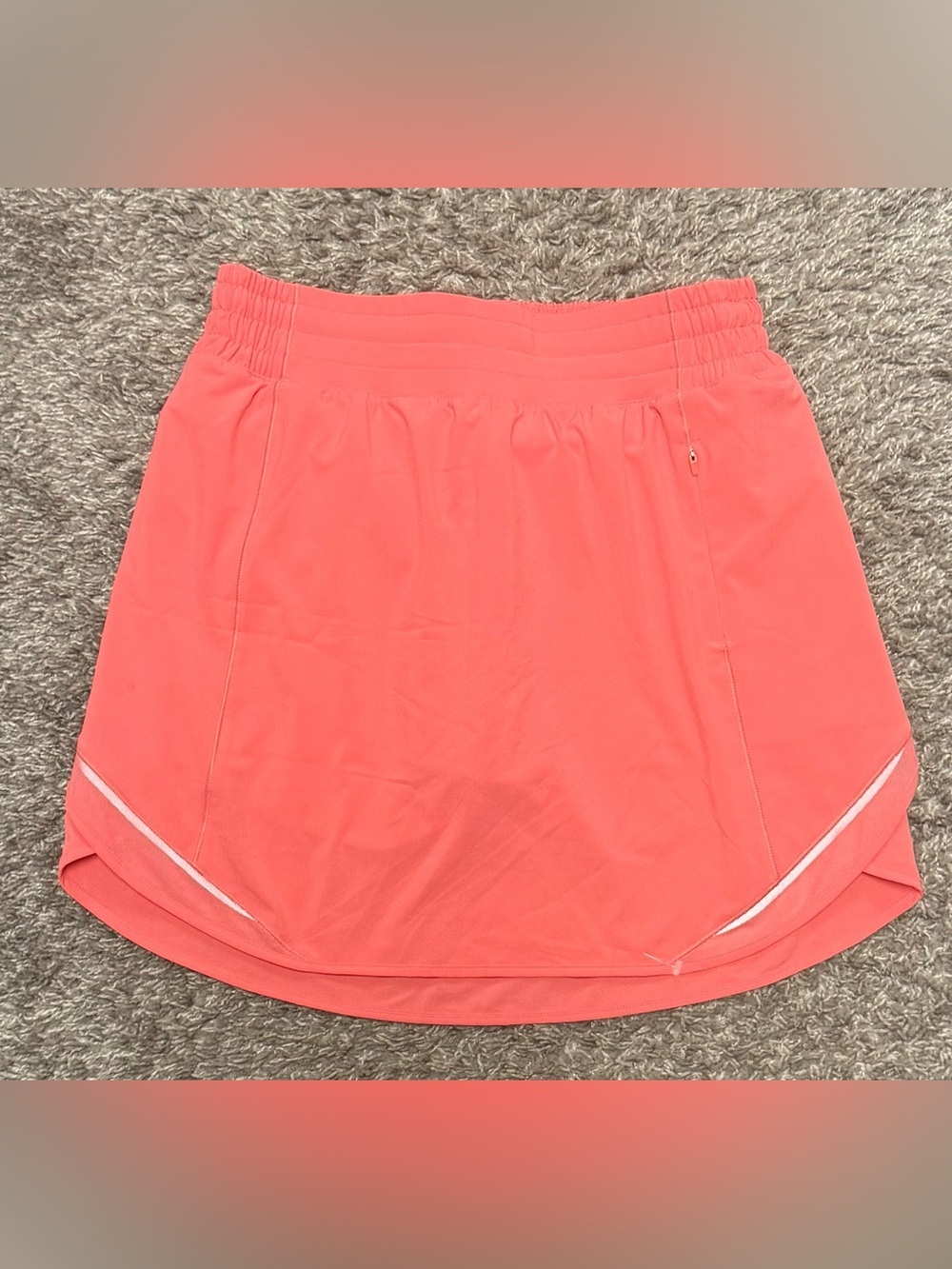 Women’s Lululemon Hotty Hot Skort, Size 6, Coral